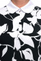 Блуза "Олси" 1810001V ОЛСИ (Черно-белый)